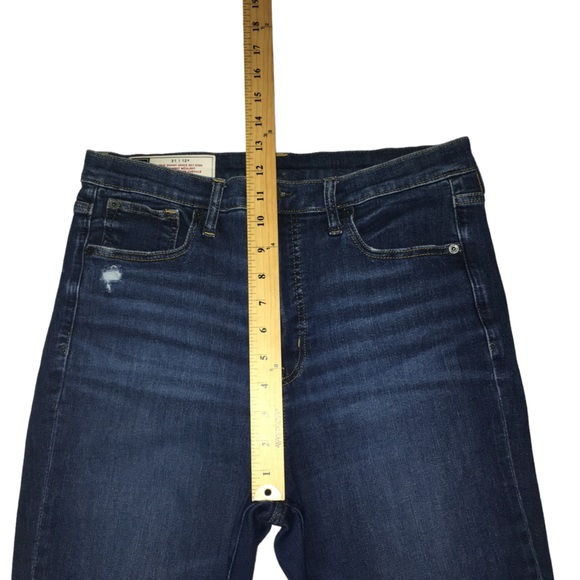 GAP True Skinny Ankle Sky High Distressed Stretch Blue Jeans - Women’s 12 - Picture 3 of 12